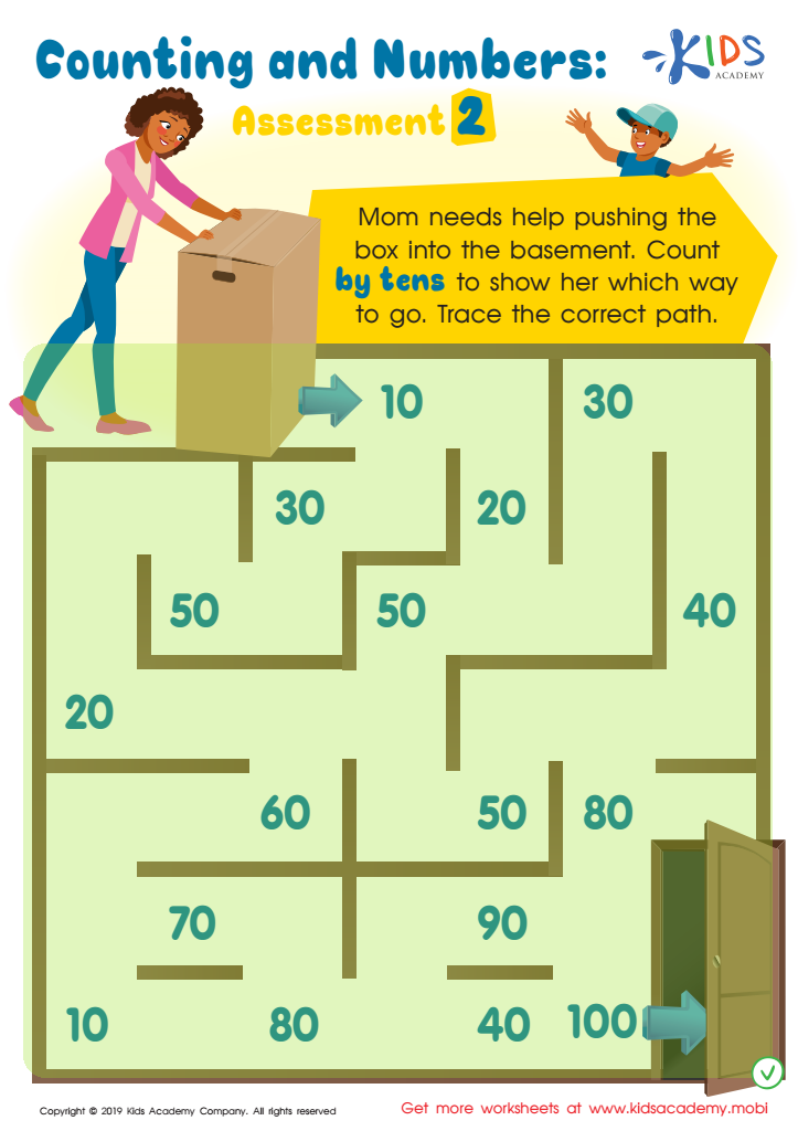 Counting and Numbers: Assessment 2 Worksheet Answer Key