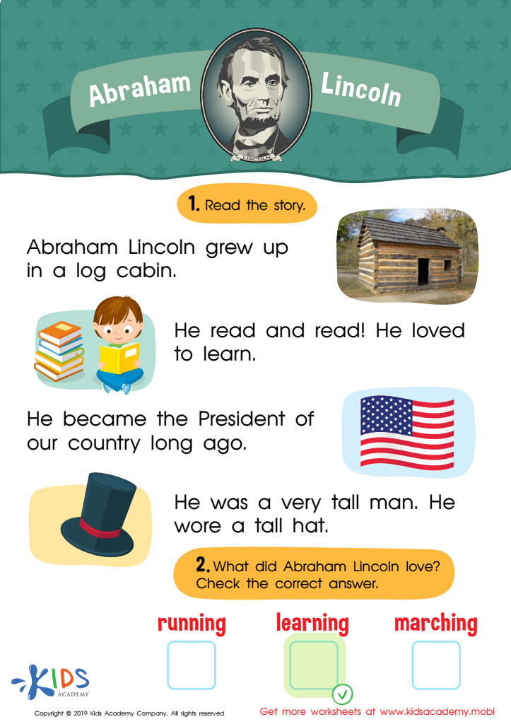 Abraham Lincoln Worksheet Answer Key