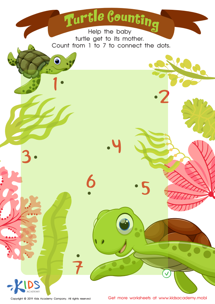 Turtle Counting Worksheet Answer Key
