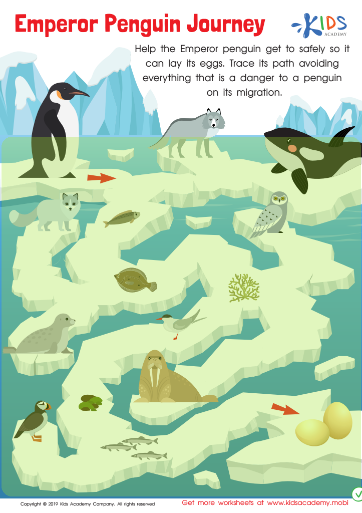 Emperor Penguin Journey Worksheet Answer Key