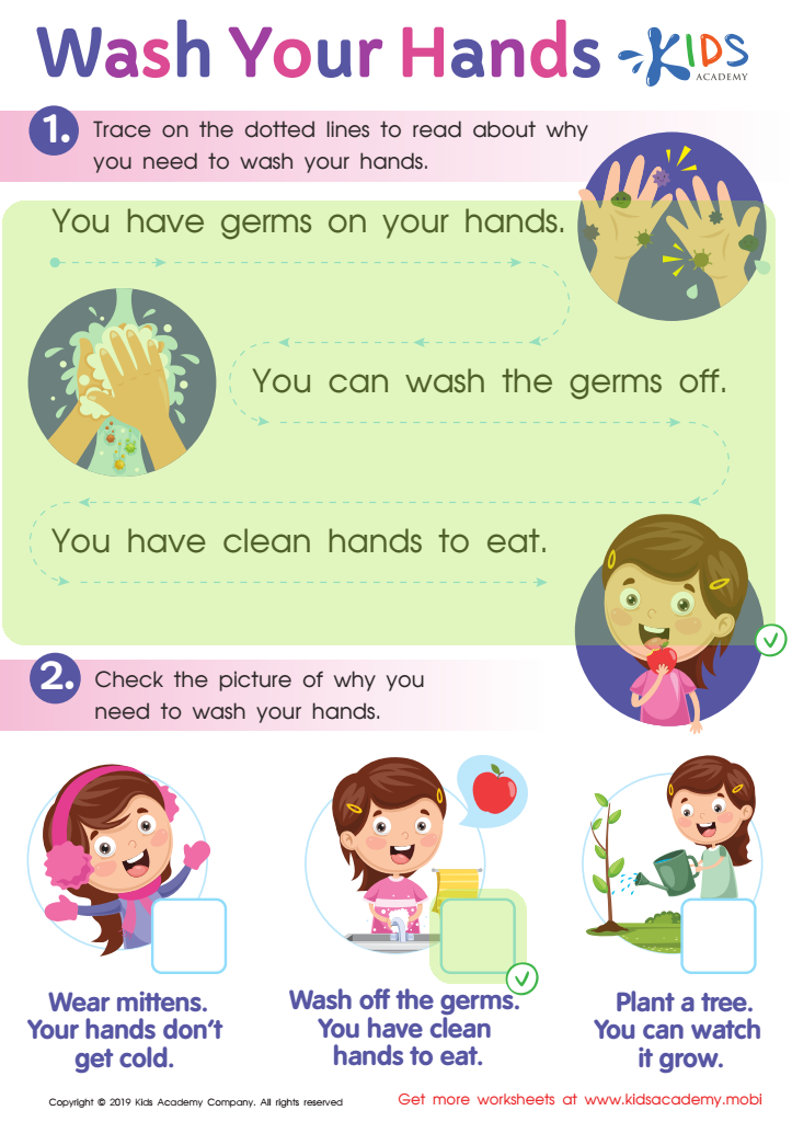 Wash Your Hands Worksheet Answer Key