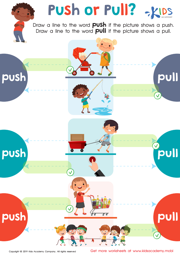 Push or Pull? Worksheet Answer Key