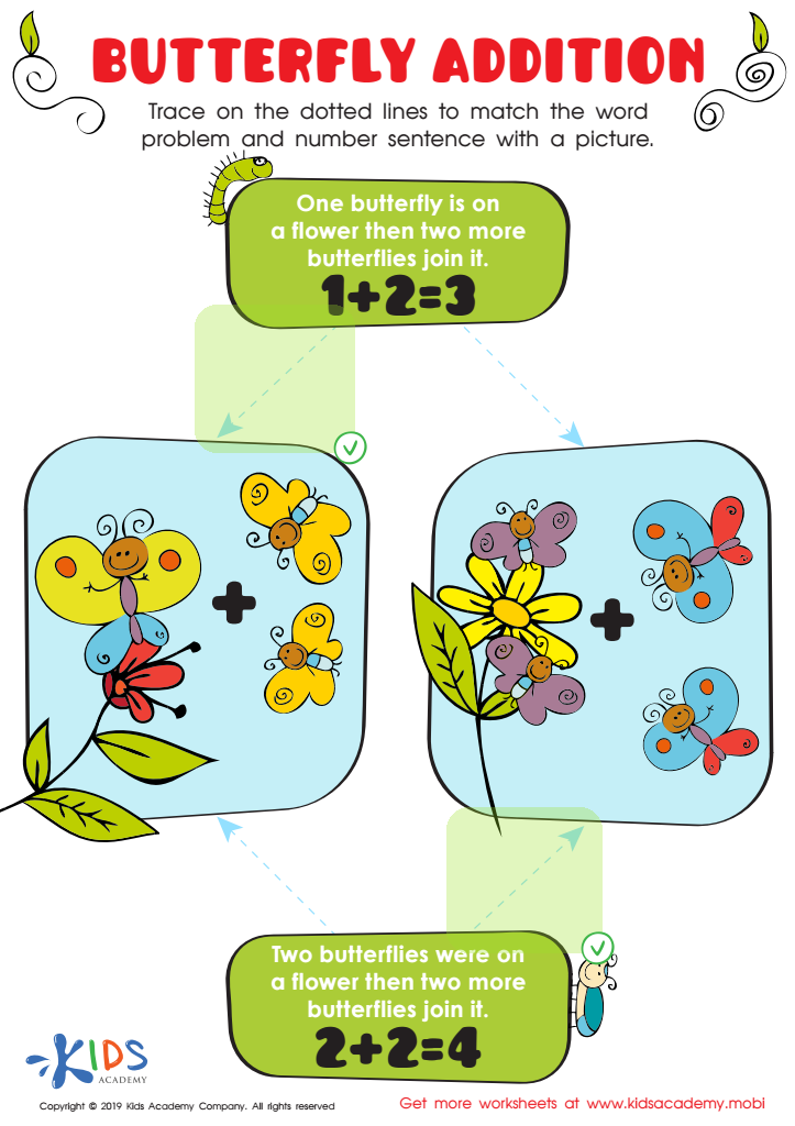 Butterfly Addition Worksheet Answer Key