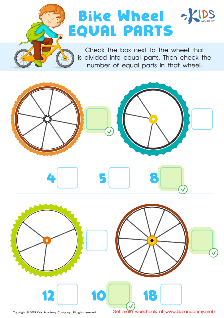 Bike Wheel Equal Parts Worksheet Answer Key