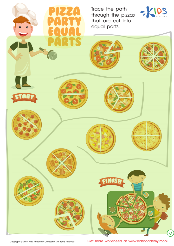 Pizza Party Equal Parts Worksheet Answer Key