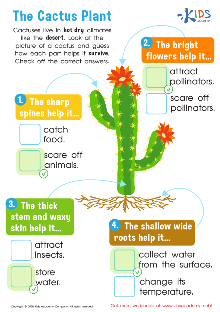 Useful The Cactus Plant Worksheet worksheet Answer Key