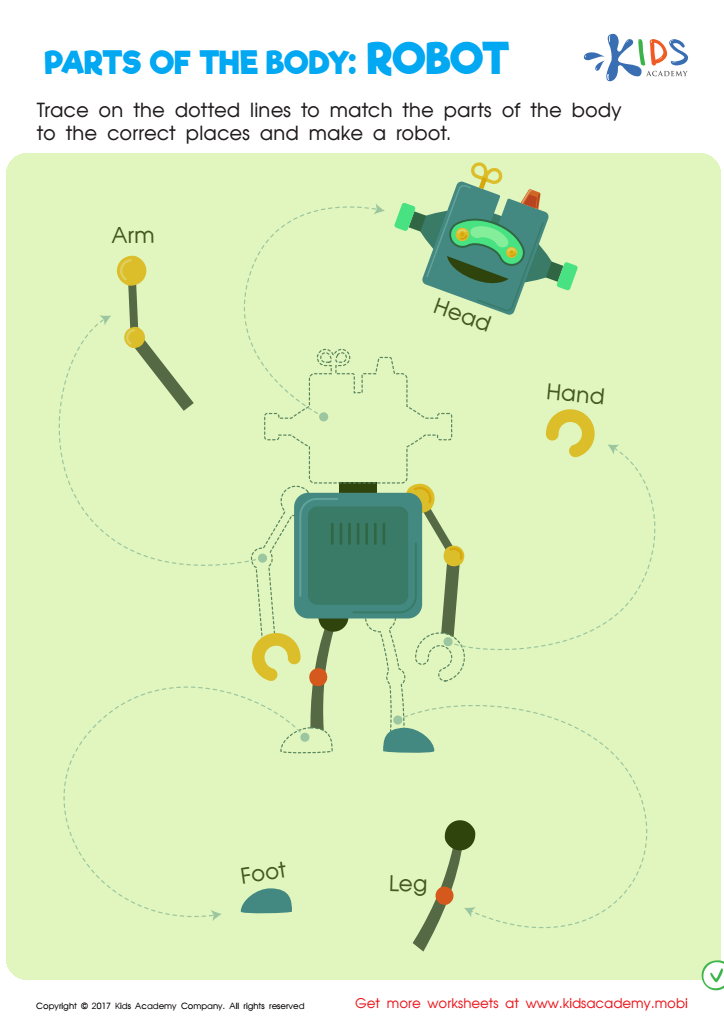 Robot Printable Answer Key