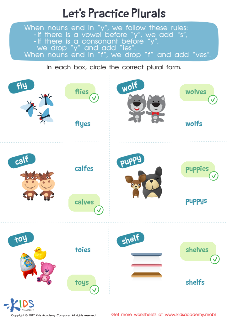 Let's Practice Plurals Word Structure Worksheet Answer Key