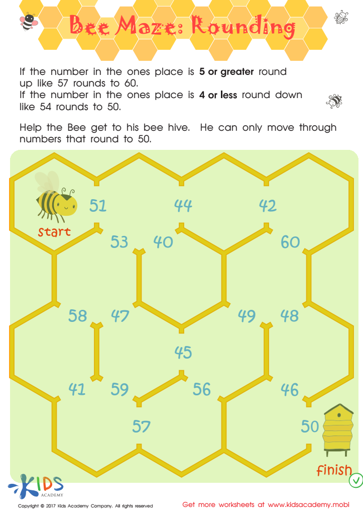 Bee Maze Worksheet Answer Key