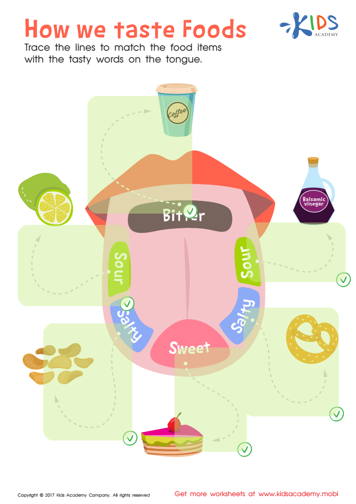 How We Taste Foods Worksheet Answer Key