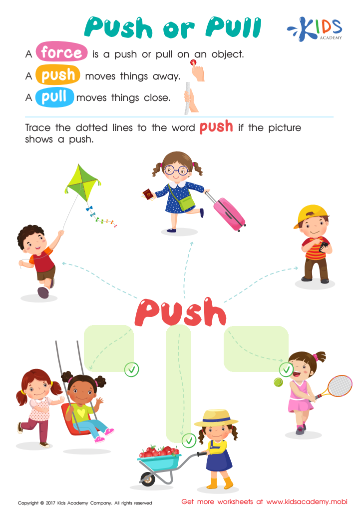 Push or Pull Worksheet Answer Key