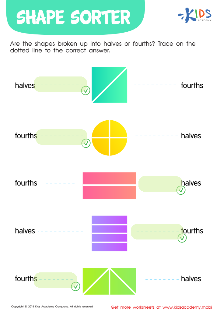 Shape Sorter Worksheet Answer Key