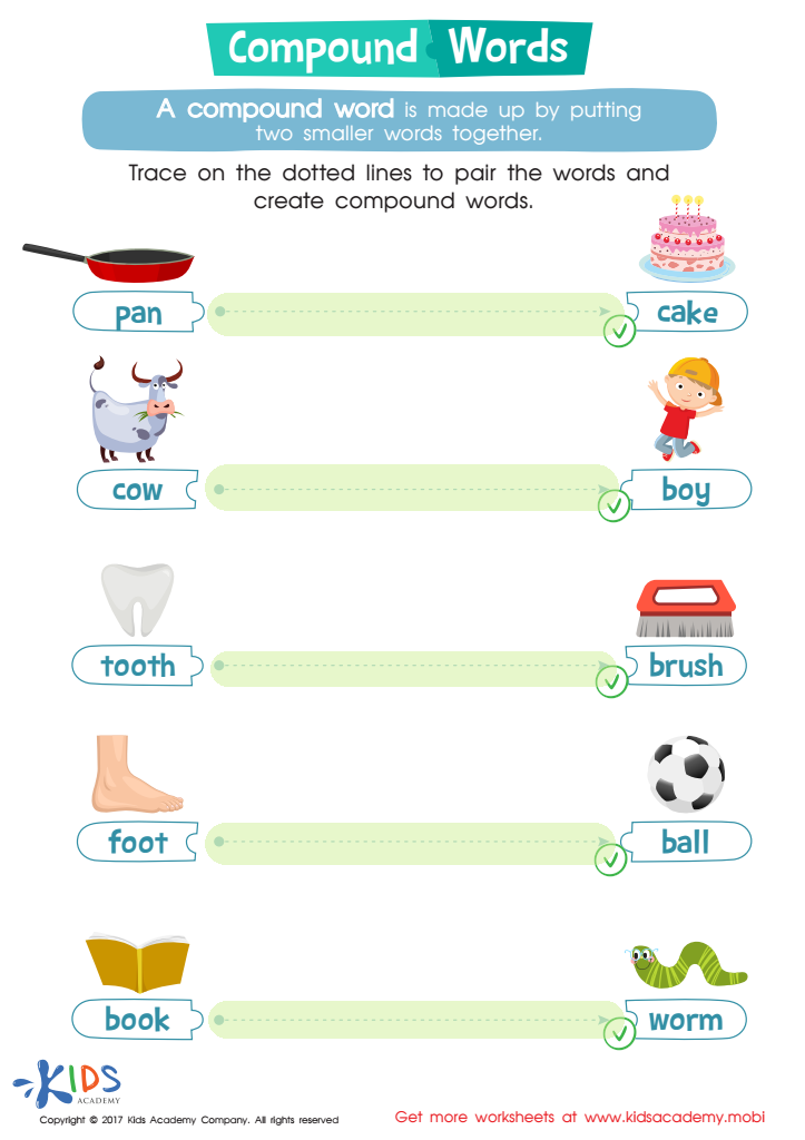 Compound Words Word Structure Worksheet Answer Key