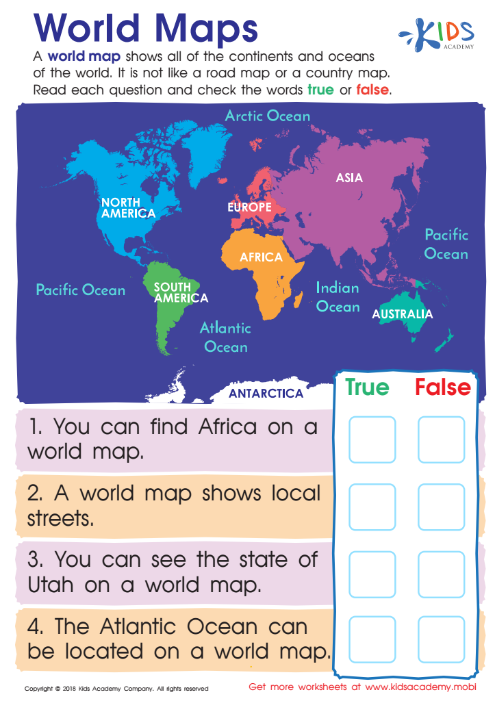 3rd Grade Geography Worksheets: Free Printable PDF World Geography  Worksheets for Third Grade