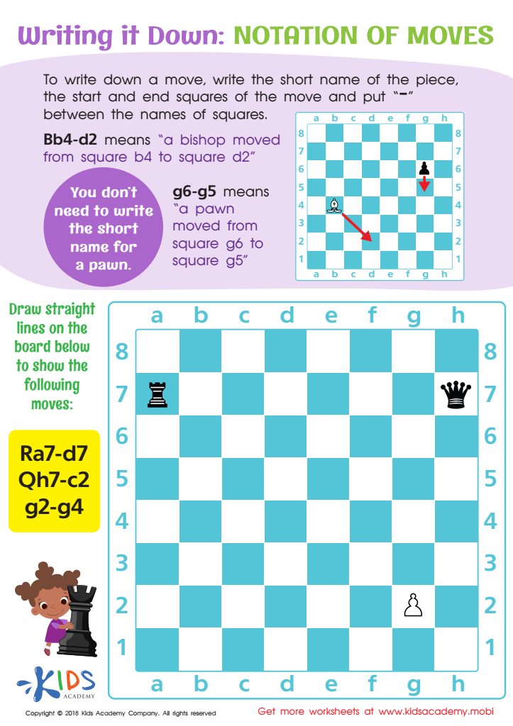 Notation of Moves Writing it Down Worksheet